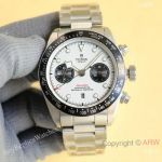 Swiss Grade Tudor Heritage Black Bay Chronograph White Face 7750 Replica Watches